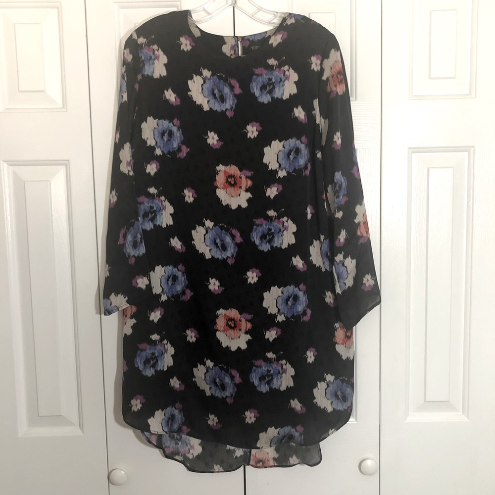 Topshop Floral Dress - Size 8